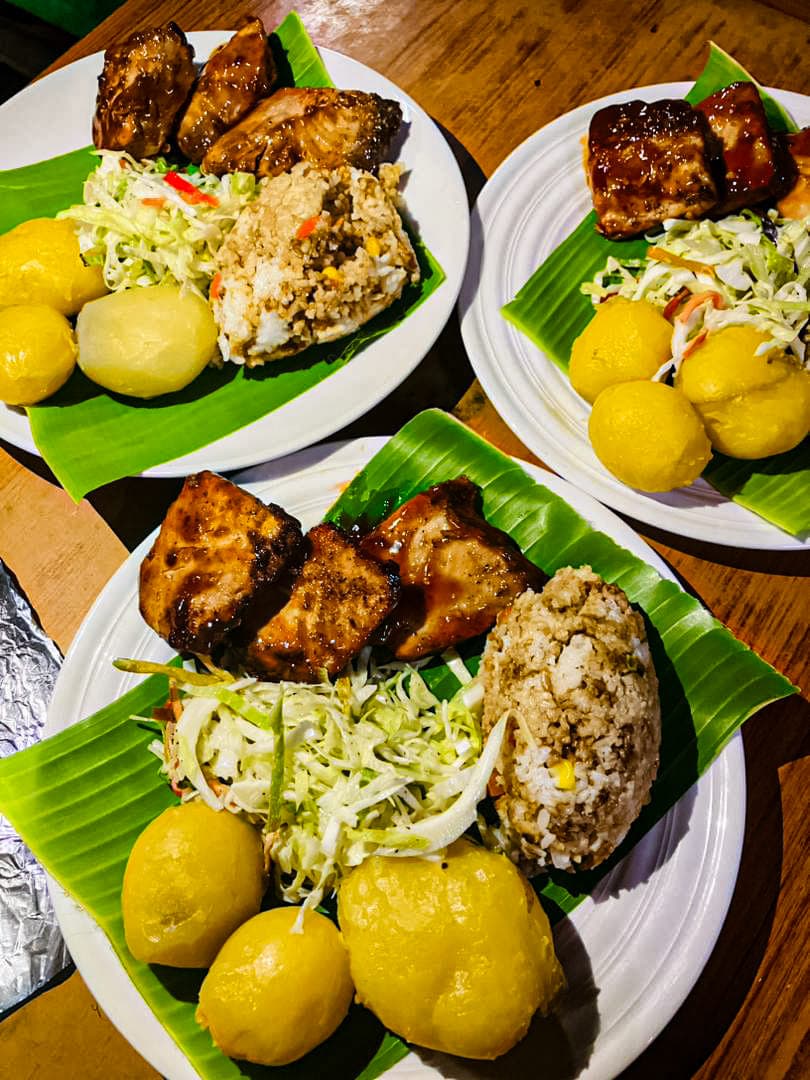 A meal at DJ Garden Lodge restaurant